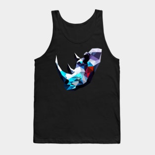 Rhino portrait Tank Top